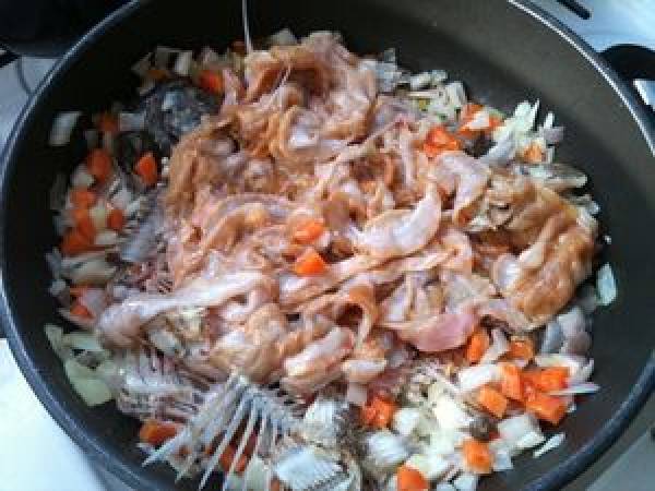 Fumet de St Jacques ou de sole - Préparation etape 4