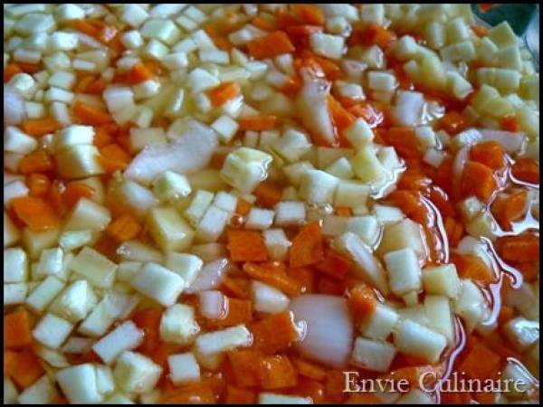 Lasagnes presque light aux légumes et à la béchamel - Préparation etape 1