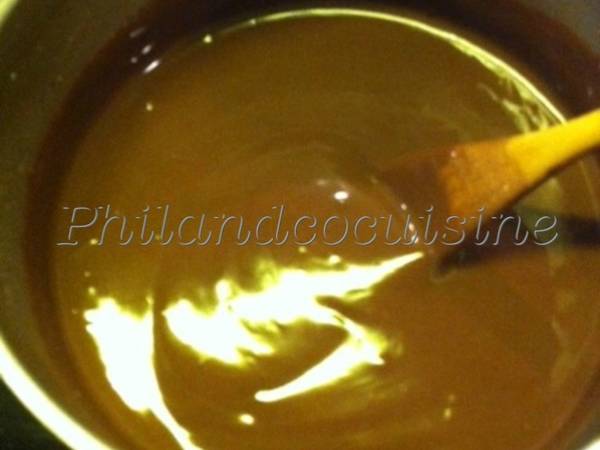 Crème dessert façon chocolat liegeois - Préparation etape 2