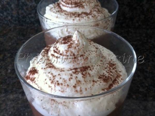 Crème dessert façon chocolat liegeois - Préparation etape 7