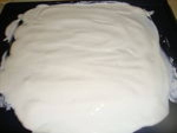 ENTREMET CHOCOLAT BLANC/CASSIS - Préparation etape 4