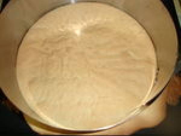 ENTREMET CHOCOLAT BLANC/CASSIS - Préparation etape 5