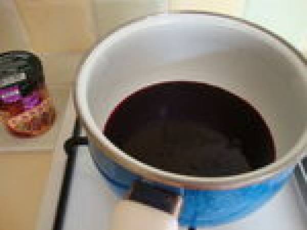 ENTREMET CHOCOLAT BLANC/CASSIS - Préparation etape 7