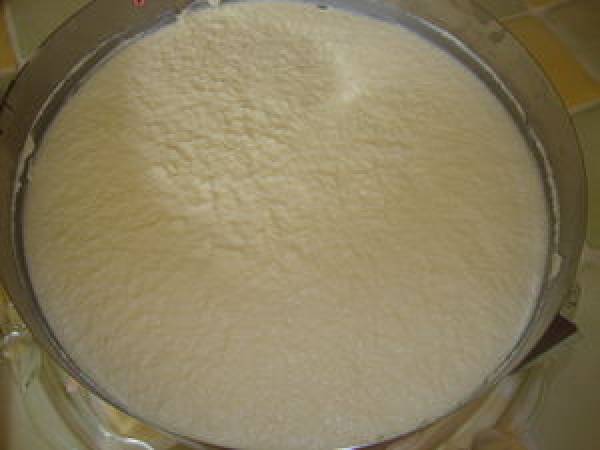 ENTREMET CHOCOLAT BLANC/CASSIS - Préparation etape 11