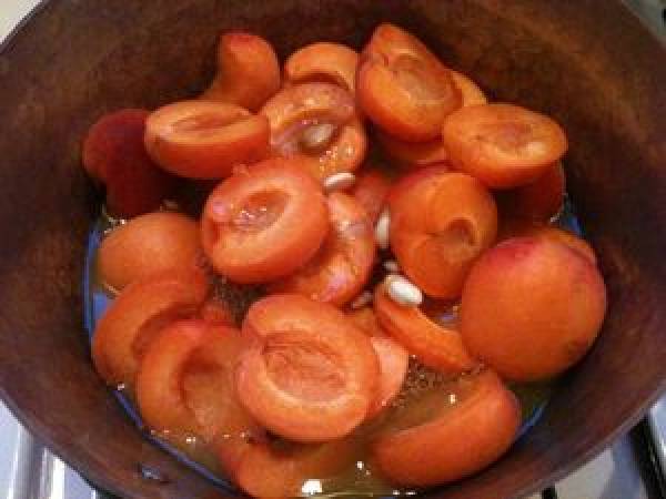 Confiture d'abricots aux fleurs de sureau - Préparation etape 5