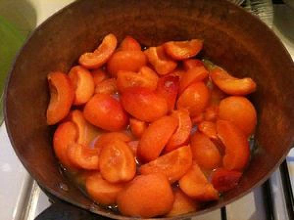 Confiture d'abricots aux fleurs de sureau - Préparation etape 6