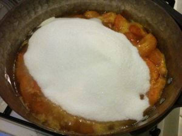 Confiture d'abricots aux fleurs de sureau - Préparation etape 7