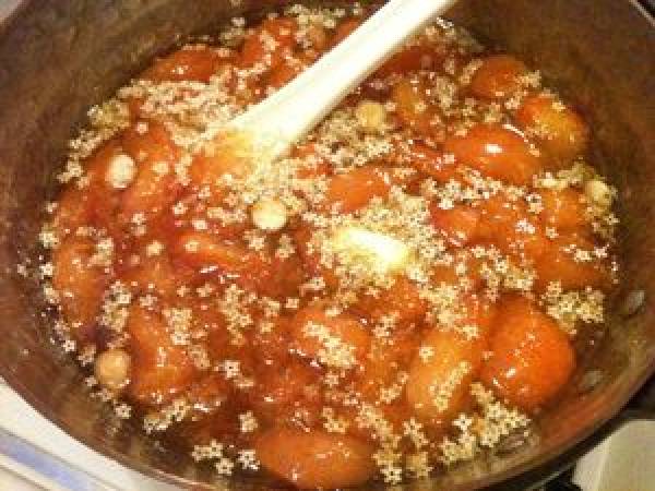 Confiture d'abricots aux fleurs de sureau - Préparation etape 8