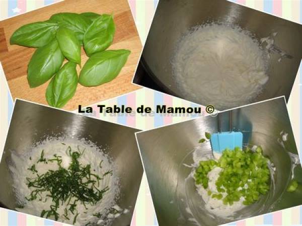 Verrines légères au concombre et au fromage blanc - Préparation etape 5