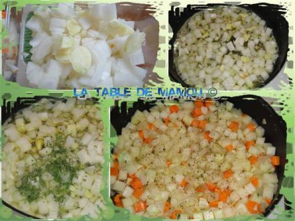 Chou rave glacé au miel de thym - Préparation etape 5