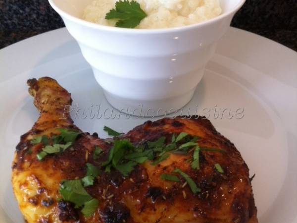 Cuisses de poulet en papillote maison et riz au lait à la cardamome - Préparation etape 8