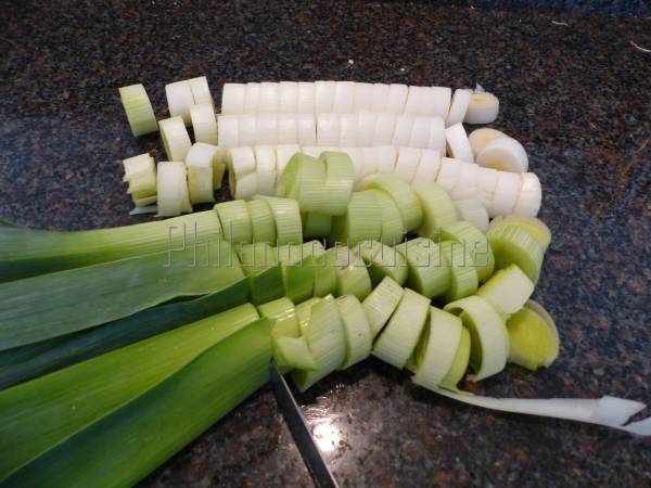 Quiche aux poireaux, pâte brisée maison au curry - Préparation etape 3