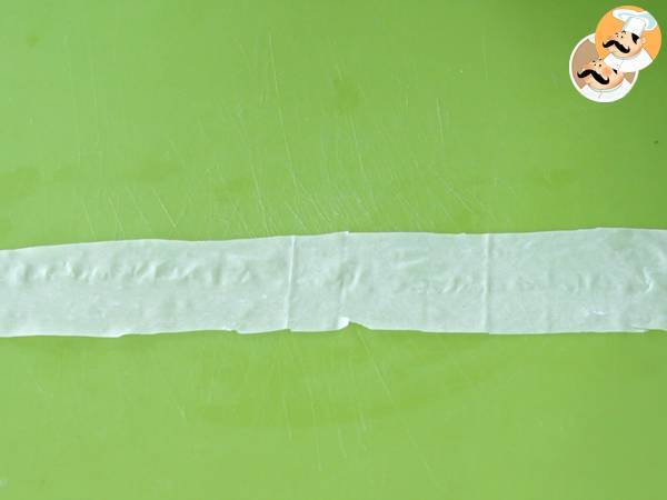 Crevettes croustillantes aux feuilles filo - Préparation etape 2