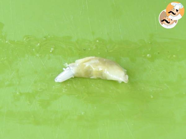 Crevettes croustillantes aux feuilles filo - Préparation etape 4