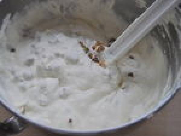 Nougat glacé facile - Préparation etape 8