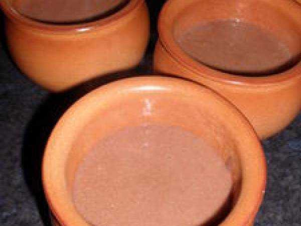 CREME POIRE CHOCOLAT EN CRUMBLE - Préparation etape 7