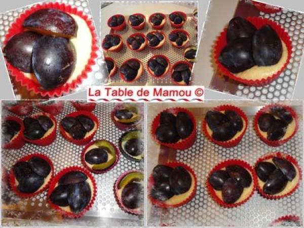 Muffins et cupcakes aux quetsches - Préparation etape 7