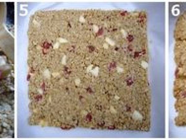 Barres aux céréales pomme et fraise - Préparation etape 5
