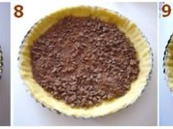 Tarte poire chocolat inrattable - Préparation etape 7