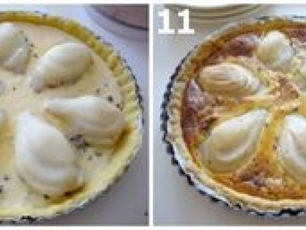 Tarte poire chocolat inrattable - Préparation etape 10