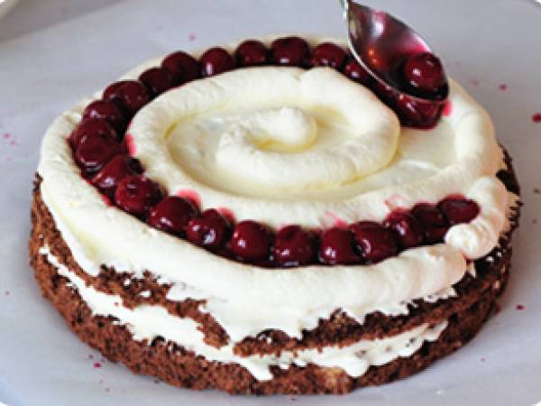 Forêt-noire sans gluten - Préparation etape 5