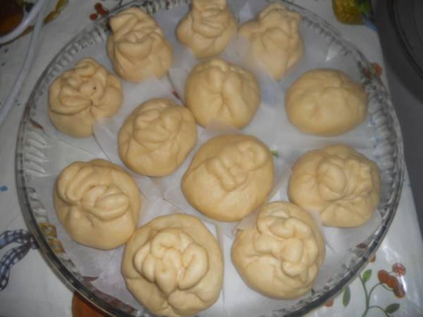 Brioche vapeur (BANH BAO) - Préparation etape 8