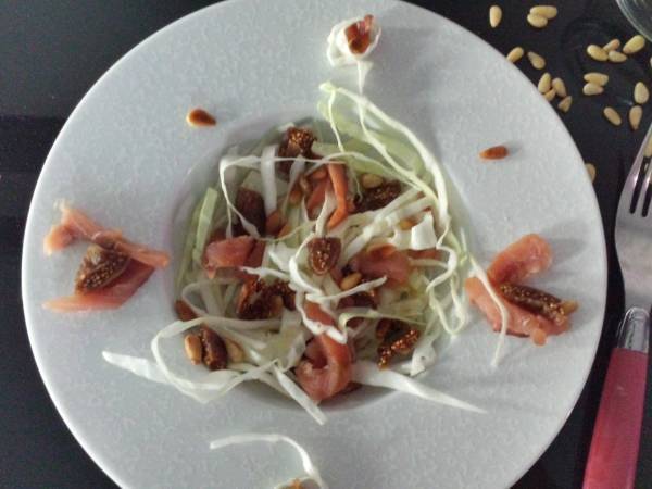 Salade de chou au saumon fumé - Préparation etape 5