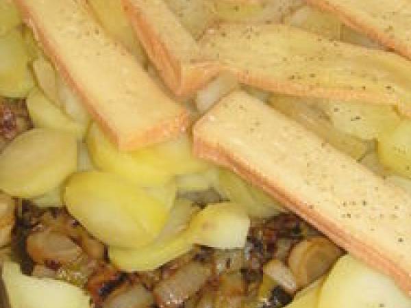 Tarte ch'tiflette - Préparation etape 4