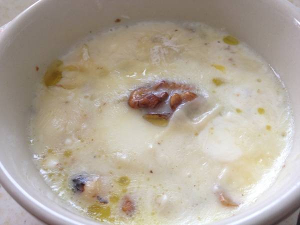 Cocotte de Rocamadour au mascarpone et aux noix - Préparation etape 3