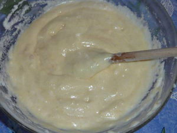 Gâteau roulé à la confiture de pêches - Préparation etape 3