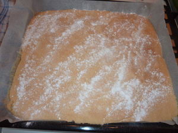 Gâteau roulé à la confiture de pêches - Préparation etape 6