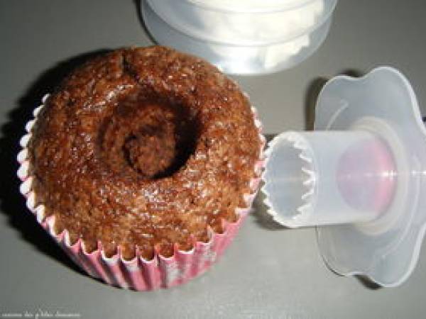 Cupcakes choco/café et chantilly mascarpone - Préparation etape 12
