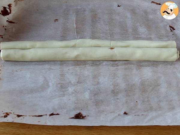 Coeurs feuilletés à la pâte à tartiner pour la Saint Valentin - Préparation etape 4