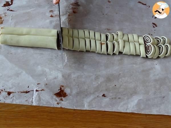 Coeurs feuilletés à la pâte à tartiner pour la Saint Valentin - Préparation etape 5