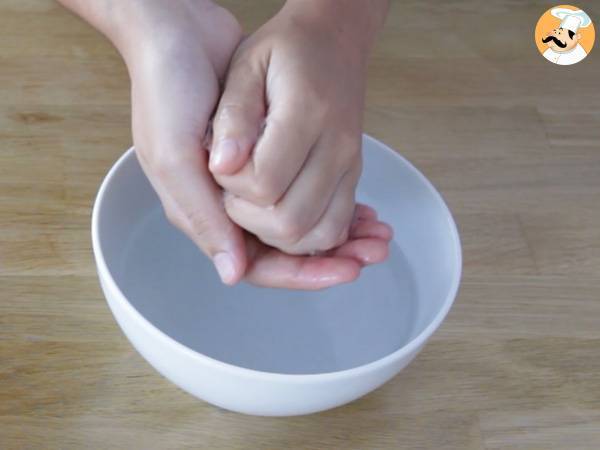 Panna Cotta à la vanille et son coulis de framboises - Préparation etape 3