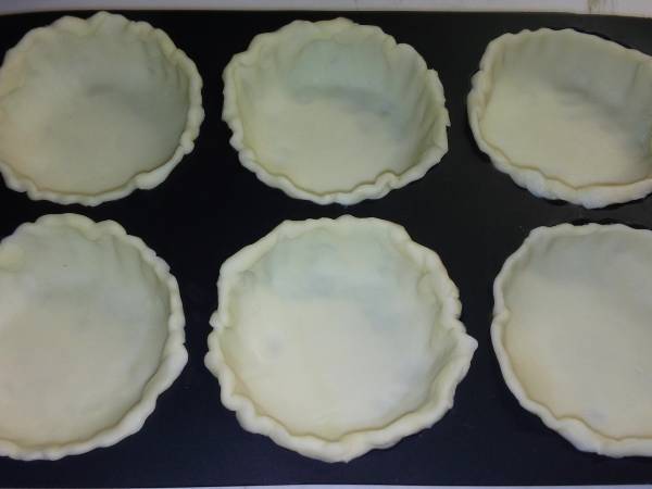 Tartelettes aux oreillons de pêches - Préparation etape 2
