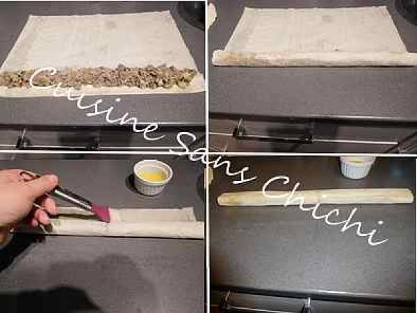 Boureks au boeuf haché et purée de pommes de terre - Préparation etape 9