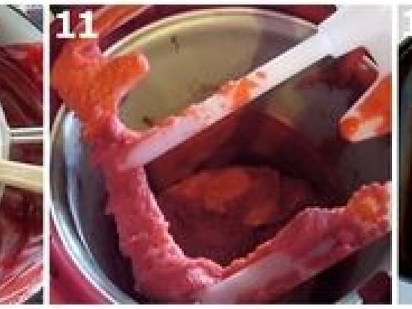 Dessert glacé chocolat framboise - Préparation etape 9