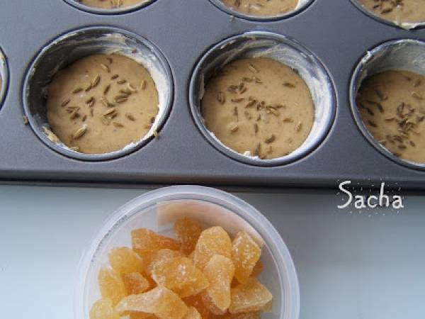 Pain d'épice au sirop d'orgeat et absinthe - Préparation etape 3