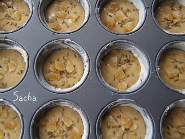 Pain d'épice au sirop d'orgeat et absinthe - Préparation etape 4