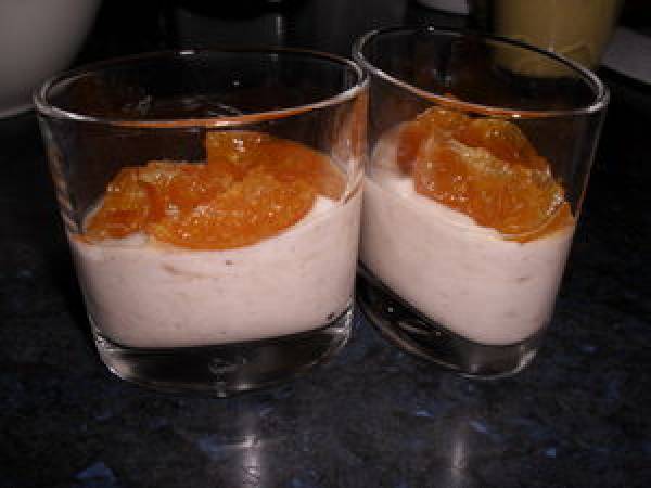 VERRINE CREME DE MARRON ET CLEMENTINE CONFITE - Préparation etape 4