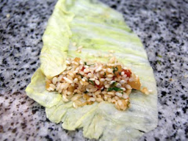 Feuilles de chou farcies à l'Egyptienne. - Préparation etape 9