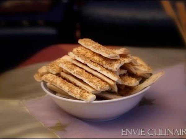 Foie gras, figue, jambon de parme, tomate séchée ou les petites bouchées apéritives - Préparation etape 6