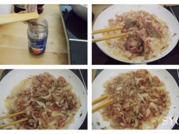 Tarte Terre / Mer au Chou-Fleur de Bretagne - Préparation etape 1