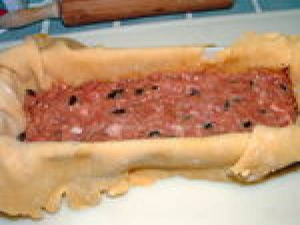 Pâté de veau aux pistaches en croûte - Préparation etape 4