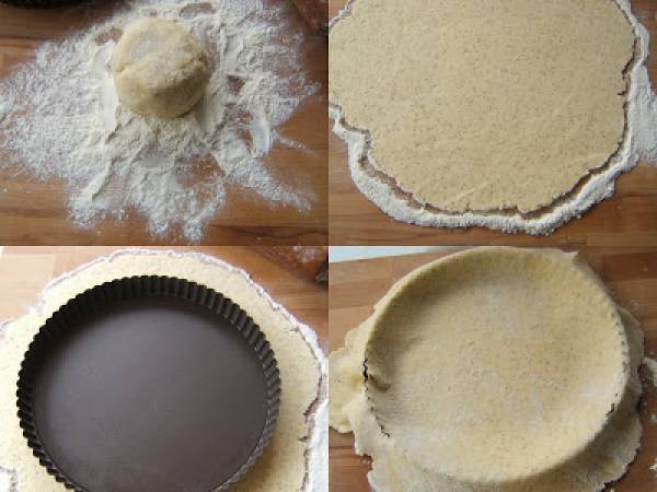 Tarte à l'andouillette et câpres sur une pâte brisée aux graines de moutarde - Préparation etape 4