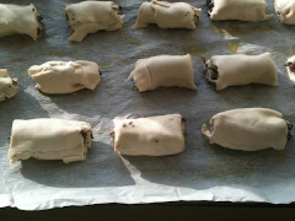 Petits roulés aux champignons pour l'apéro. - Préparation etape 9