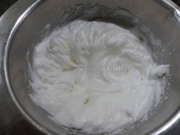 Japanese Cotton Cheesecake au chocolat blanc ou gâteau aux 3 ingrédients et sans gluten - Préparation etape 4