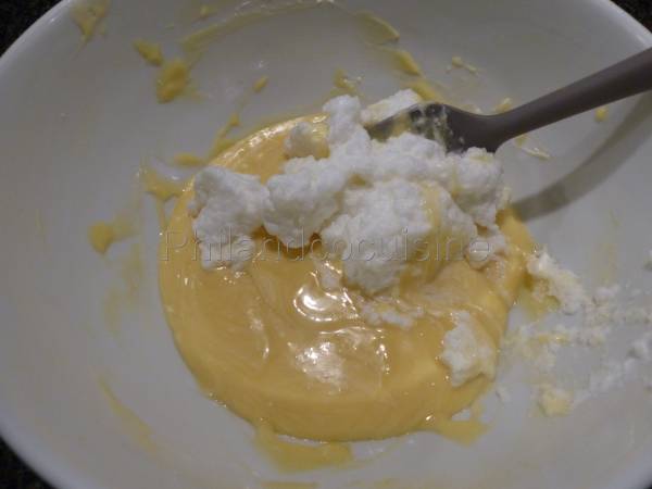 Japanese Cotton Cheesecake au chocolat blanc ou gâteau aux 3 ingrédients et sans gluten - Préparation etape 6