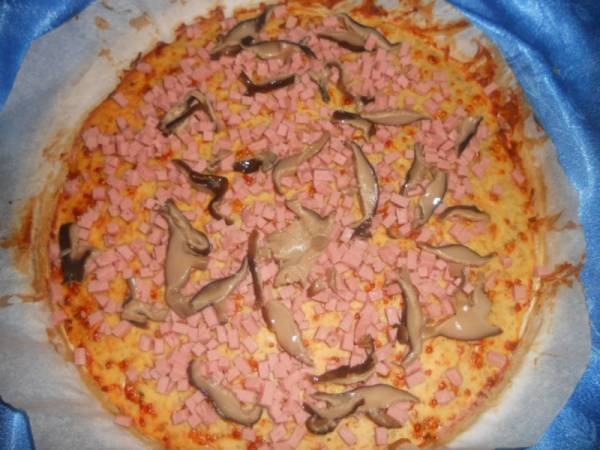 Fausse pizza de Nigella Lawson - Préparation etape 6